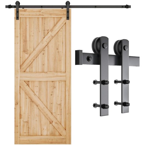 6ft carbon steel barn door - 6.6ft,