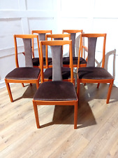 RETRO TEAK SCHREIBER DINING CHAIRS VINTAGE KITCHEN CHAIRS MID CENTURY MODERN