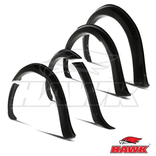Gloss black wheel - arch, wide