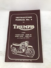 ORIGINAL TRIUMPH INSTRUCTION