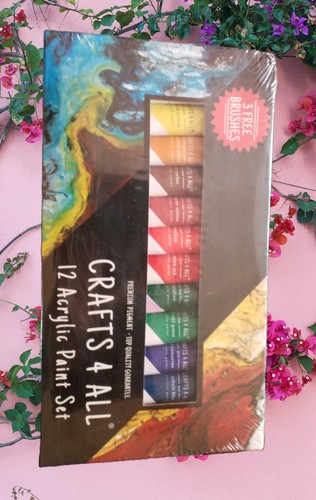 Large acrylic paint set 12 - large,