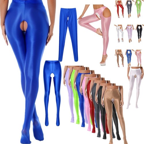 Women opaque glossy cutout - women,