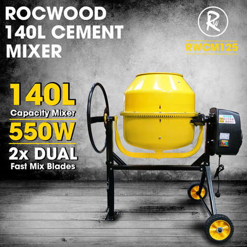 Electric cement concrete mixer - cement,