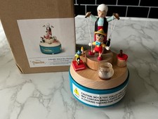 Wooderful Life Disney Wind Up Music Wooden Box Pinocchio I’ve Got No Strings