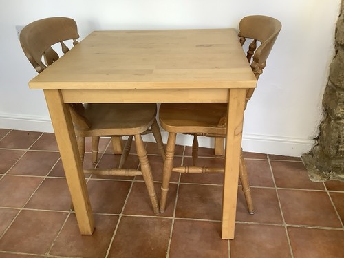 Ikea wooden table 2 - &,