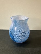 Caithness Glass Vase – Blue