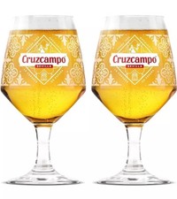 Set of 2 x Cruzcampo Pint