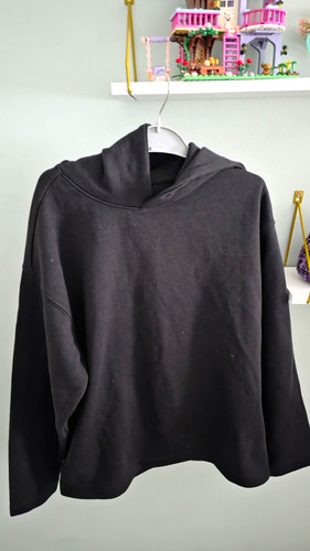 Zara black hooded pullover - zara,