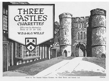Three castles cigarettes - castles,