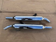 Triumph Bonneville T100 Pair Of Exhaust Silencers