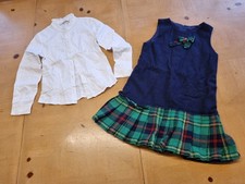 Balloon Chic Designer Girl's Long Sleeve Shirt, Dress Christmas Set 7 - 8 Years