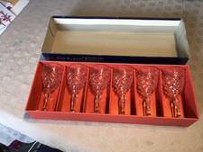 Vintage Set of 6 x Cristal