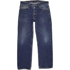 Levi's 751 Men Blue Straight Regular Jeans W34 L29 (79965)