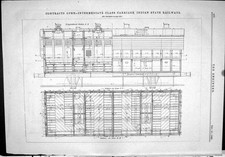 Old Print 1883 Contracts Open Intermediate Carriage Indian State Railway 19th