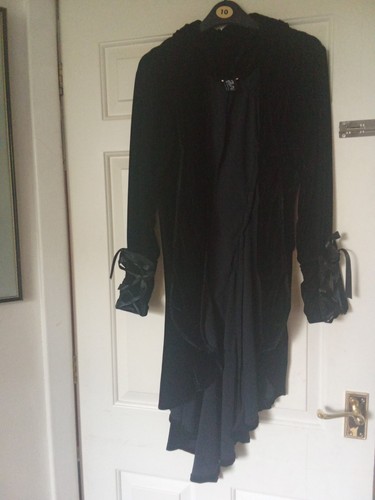 Phaze black velvet gothic - black,