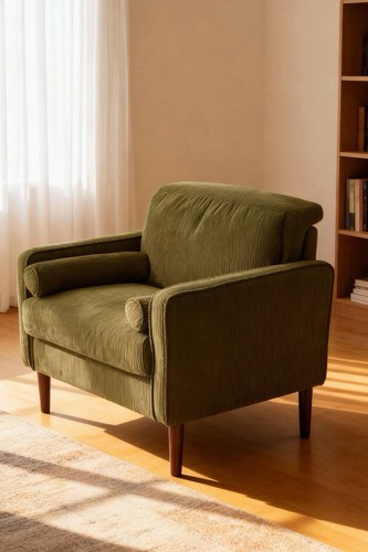 Windsor green corduroy cloth - green,