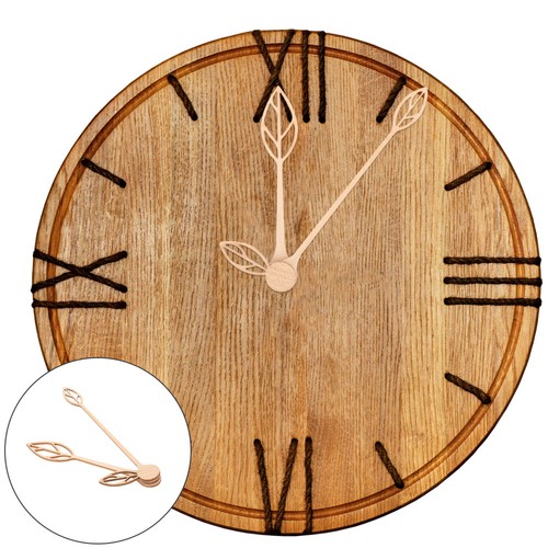 Solid wood clock - solid, accessories