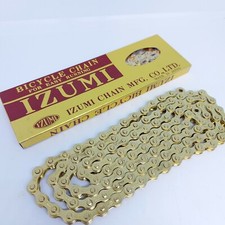 Izumi BMX Chain - 1/2 " x 1/8 " - Old school Racing BMX Track Fixie - 116 Links