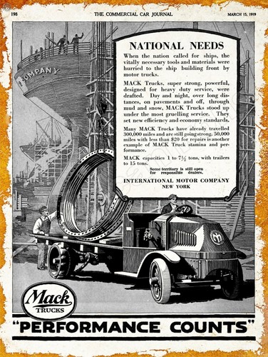 1919 mack trucks new - trucks,