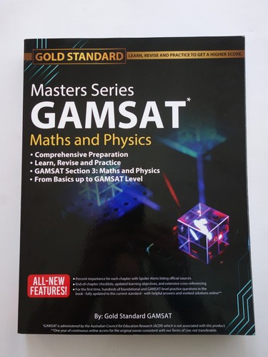 Masters series gamsat maths - masters,