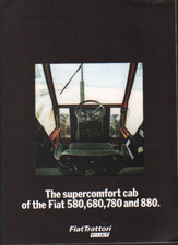 Supercomfort Cab of the Fiat 580, 680, 780 and 880 Tractors Brochure Leaflet