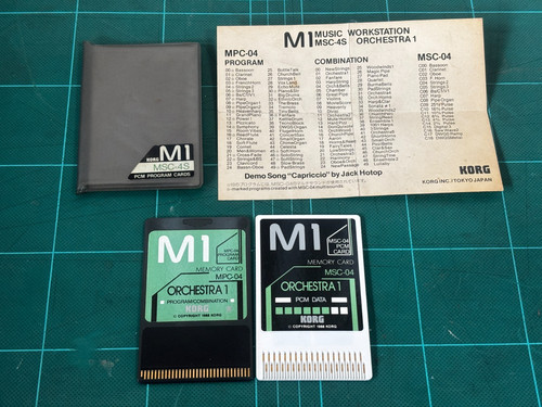 Korg pcm program - program, cards
