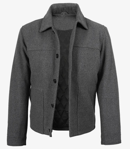 Mens charcoal grey wool - mens,