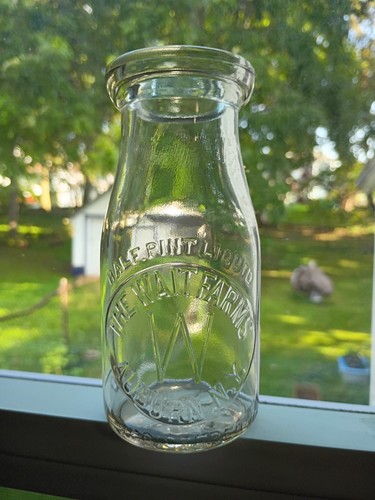 Milk bottle the wait farms - milk,