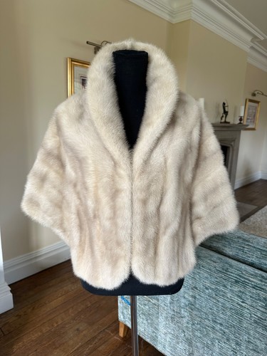 Mink stole cape shawl scaff - stole,