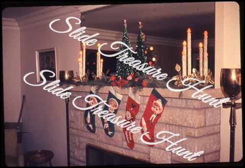 Christmas stockings fireplace - stockings,