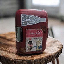 Fallout Nuka Cola Gaming Mini Fridge Gaming Room Item