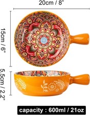 2 x Ceramic Soup Bowl dish