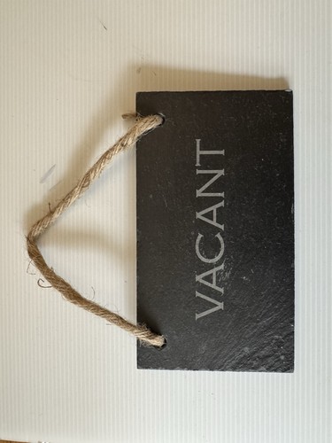 Toilet vacant engaged slate - toilet,