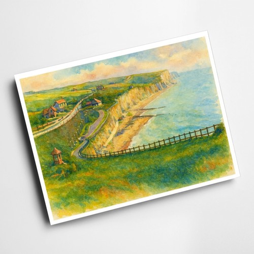 Print saltdean bay - print,