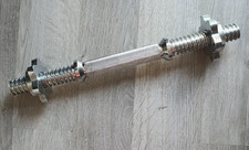 Chrome Spinlock Dumbbell Bar Handle - Standard 1" Barbell Bar