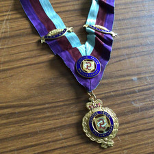 Masonic  Masons collar Regalia Justice Truth Philanthropy Primo Enamel