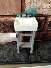 Barbie Doll Blue Bathroom Sink Unit Skipper Babysitter Inc 2019 Mattel FJB01