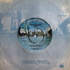 Michael Zager Let's all chant / Love express Private Stock  U.K.  7" 1978