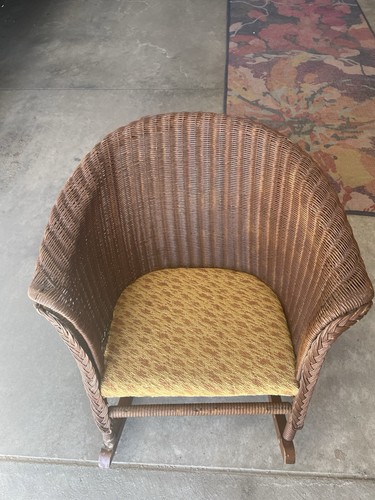 Childs antique wicker - antique, rocker