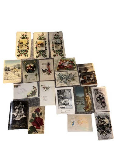 Vintage christmas greetings - christmas,