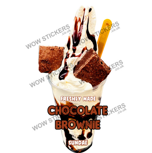 Chocolate brownie ice - ice, cream