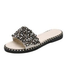 WOMENS LADIES FLAT STUDS