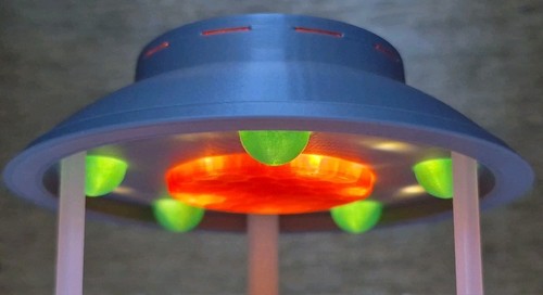 The invaders ufo flying saucer - the,