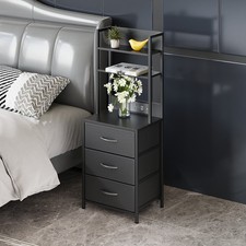 3 Drawers Nightstand with