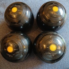 Vintage - Set of 4 Vitalite - 5 1/8th - bias 3 - Bowls in Brown Leather Tote Bag