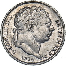 1816 Sixpence - George III