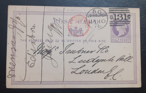Postal stationery 2d - stationery, 1/2d