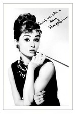 AUDREY HEPBURN SIGNED PHOTO