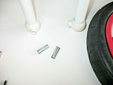 Front Wheel Axle Spacers from a Joovy Bicycoo Balance Bike