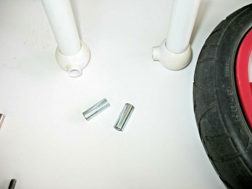 Front wheel axle spacers - axle,